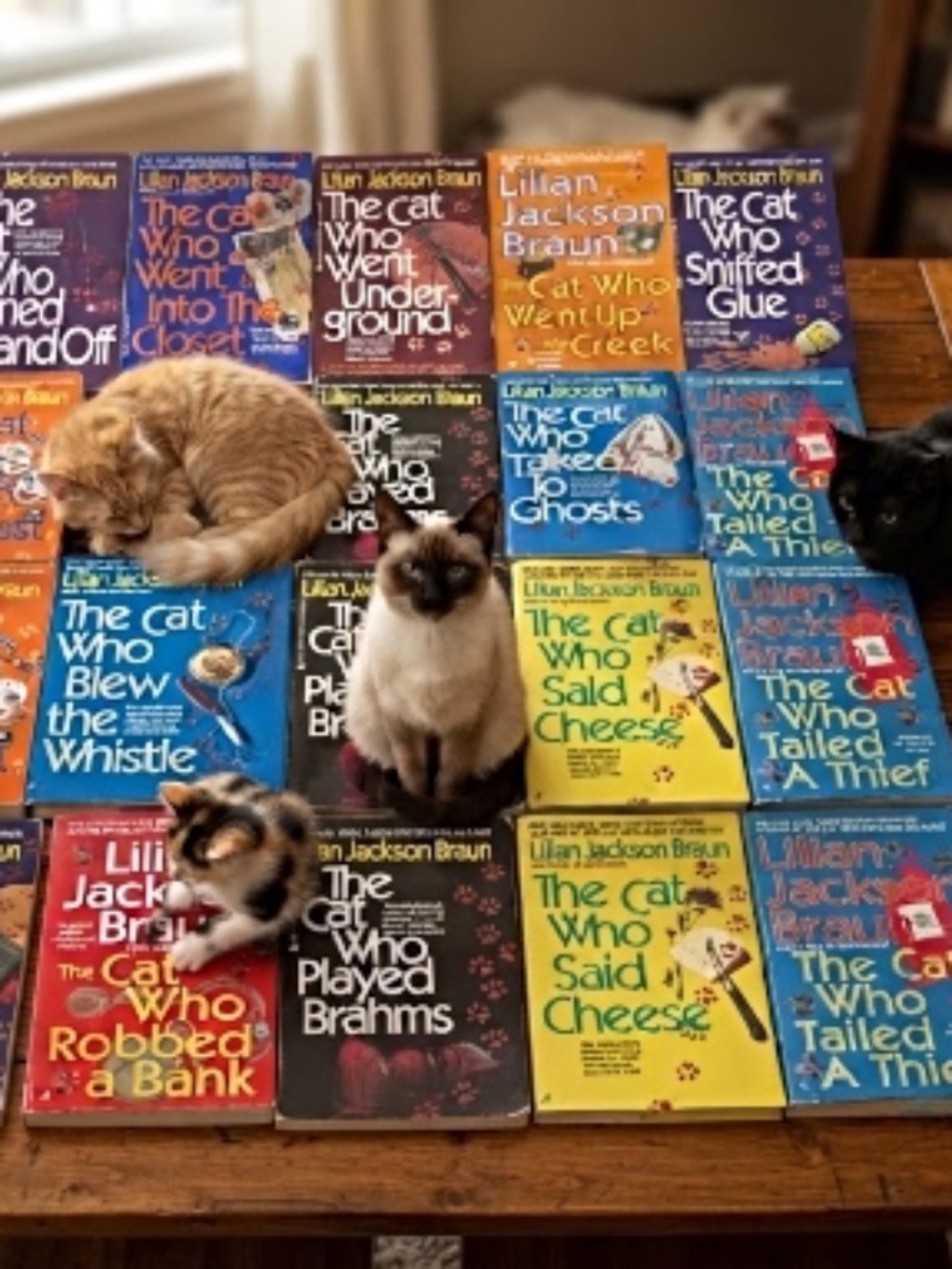21 The Cat Who ----- Paperback books by Lillian Jackson